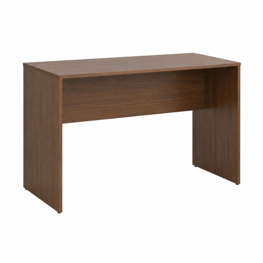 Bureau droit brun en panneaux de particules mélaminés 120 x 60 x 75 cm